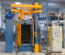  HC-800 típusú kamrás szemcseszórógép